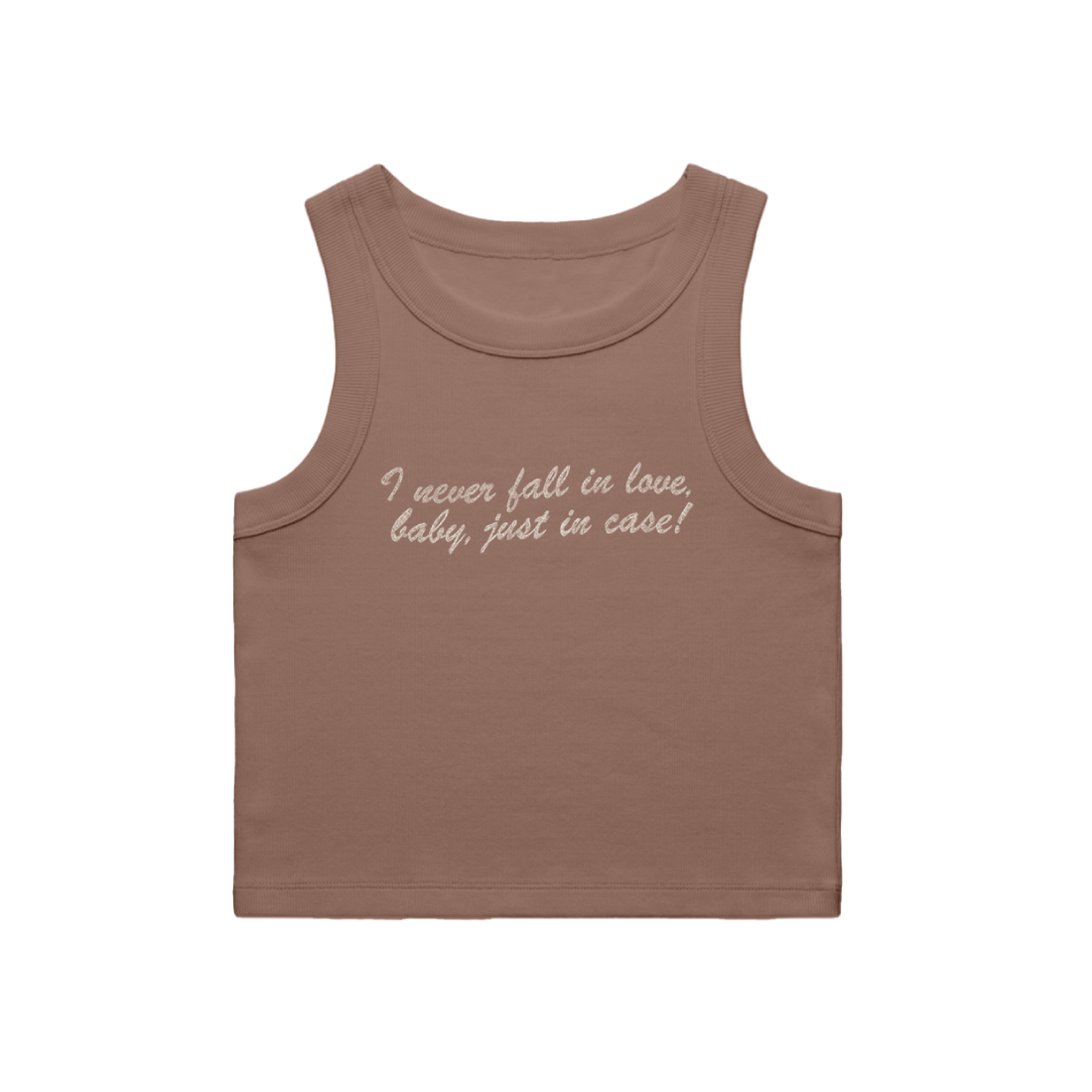 Just In Case Tank Front